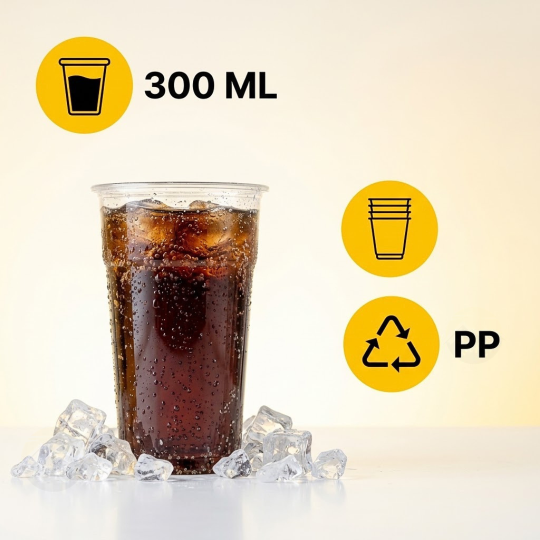 Bierbekers 300ml Transparant Plastic – Wegwerpbekers breukbestendig incl sup