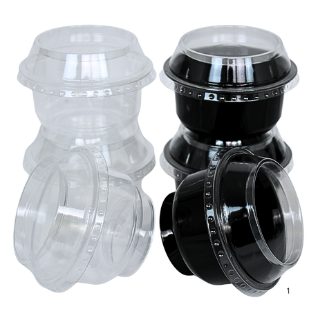 PP dessertcup op voet 95mm - 10 stuks