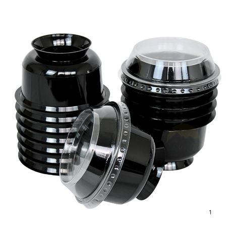 PP dessertcup op voet 95mm - 10 stuks