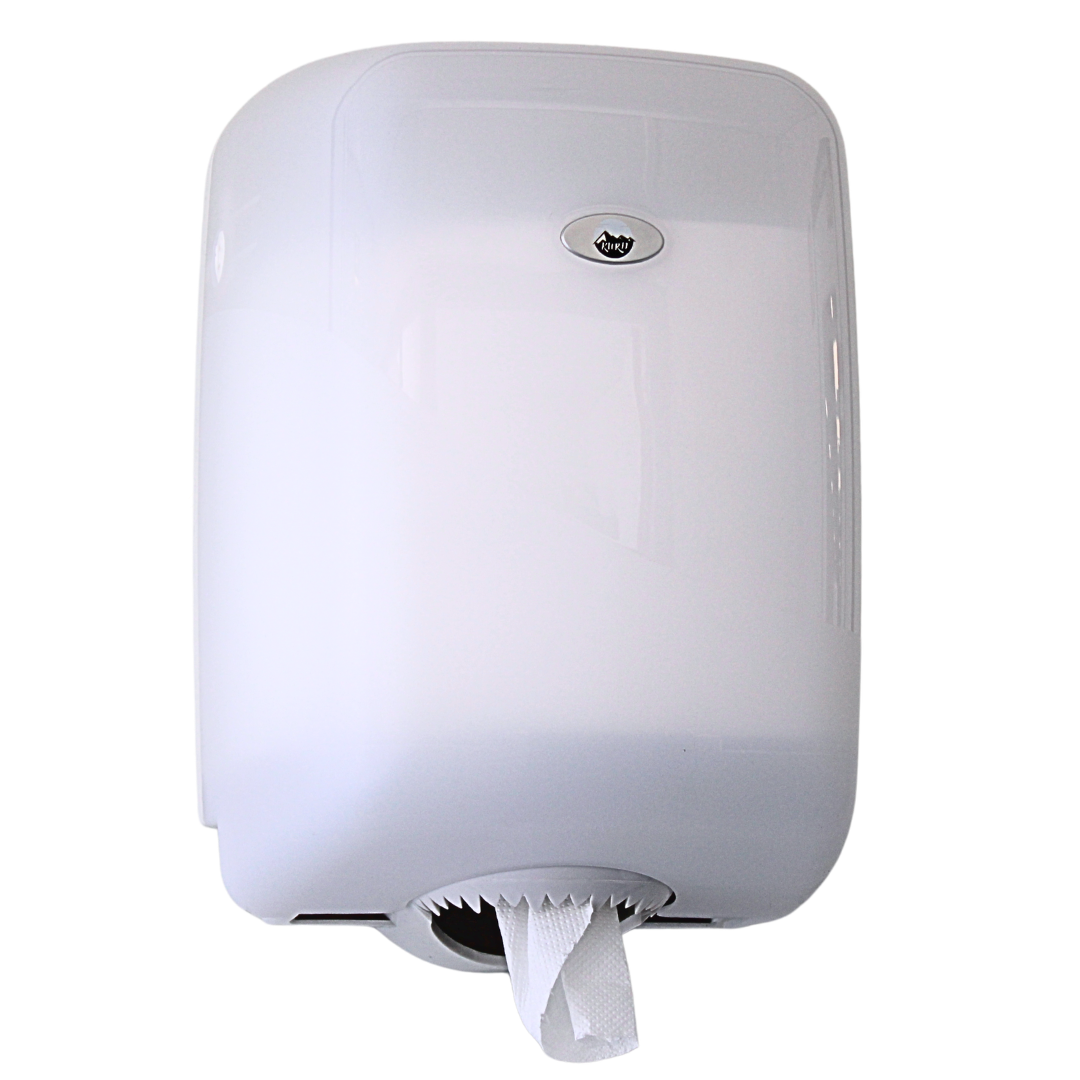 Poetspapier dispenser midi - Wit