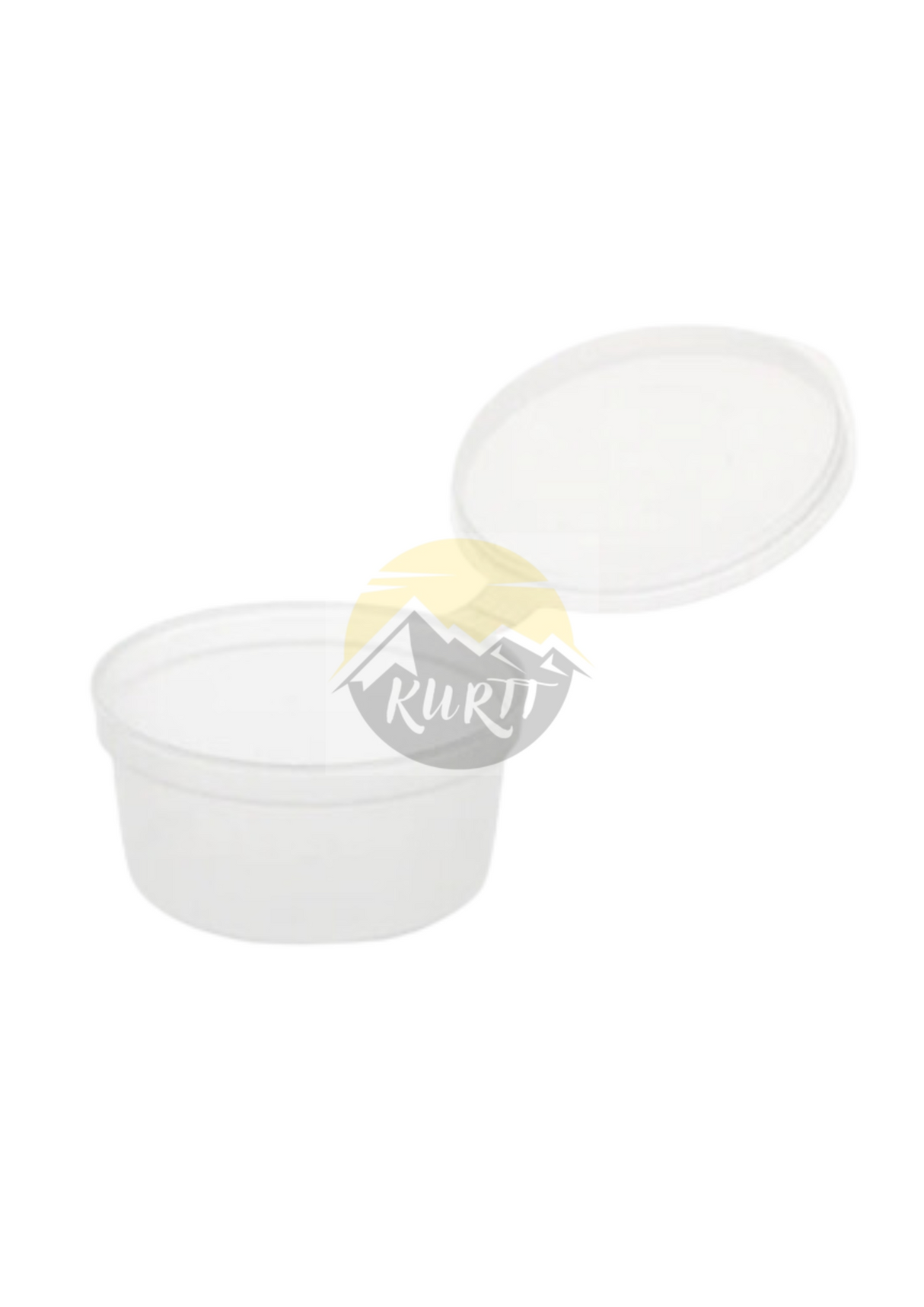 Sauce cups 60cc with fixed lid - 1000 pieces