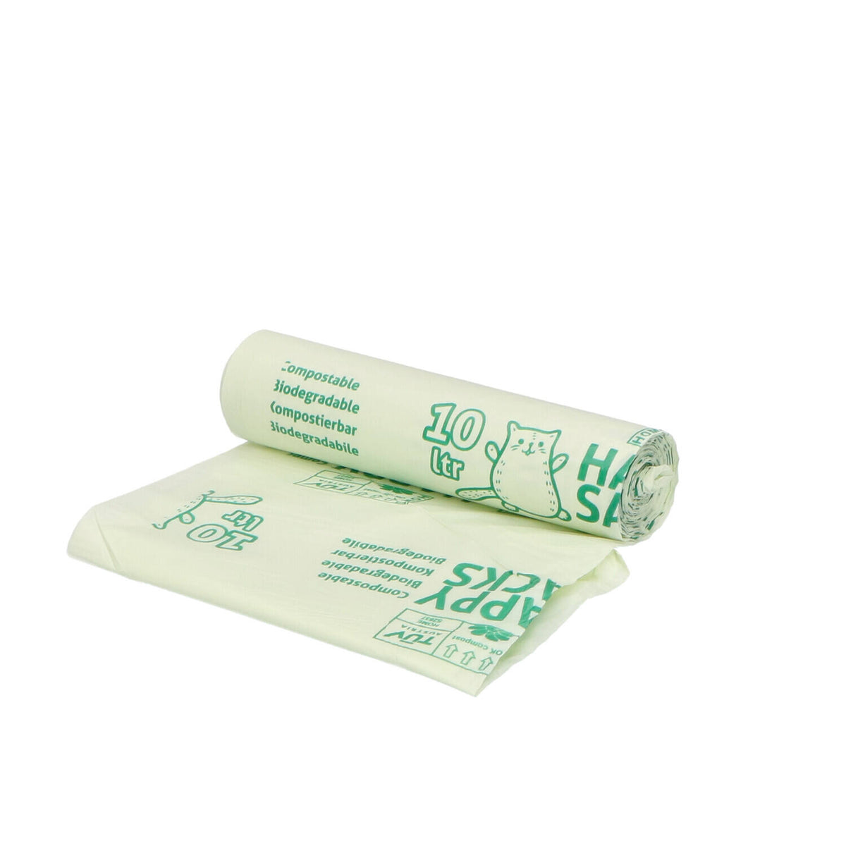 Biozakken 10 liter, 43 x 44 cm, doos 40 rollen à 10 stuks - 400 zakken