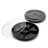 Fondueschaal met deksel 5-vaks - 10 stuks Tapasschaal Plastic