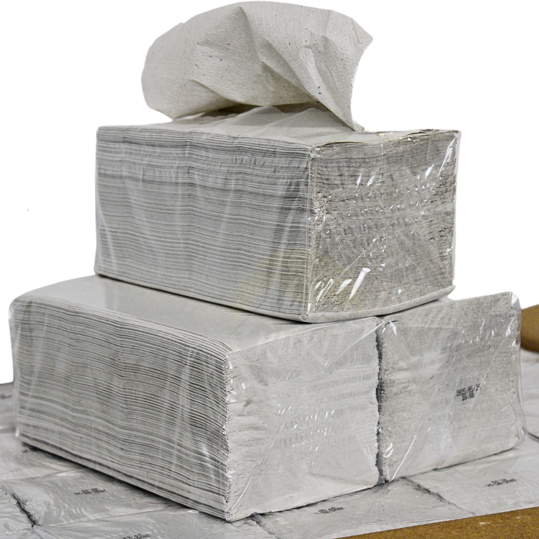 Papieren Handdoekjes Z-vouw 2-Laags - 5000 Stuks Naturel