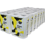 Kurtt Kitchen Roll 2-lags cellulose hvidt køkkenpapir 50 ark med FSC/ECO-certificeret