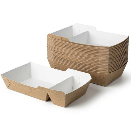 Kraft snackbakje model A23 met witte binnenkant