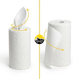 Mini Poetsrollen 1-laags 120m met koker | Centerfeed Dispenser Navulling | 12 Rollen