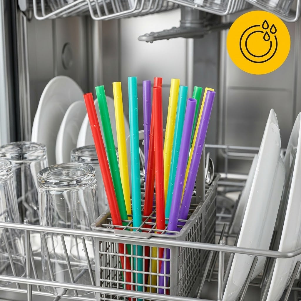 Stevig Rietjes Multicolor Recht PP plastic - 100 stuks