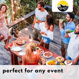 100x stevige Kartonnen borden Ø 26cm - wegwerp borden - gebaksbordjes Sterk, Horeca kwaliteit - Ideaal voor restaurants, catering & events