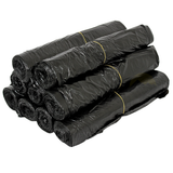HDPE Pedaalemmerzakken 50 x 55 cm – Zwart – Type 15 (op rol) - 1000 stuks