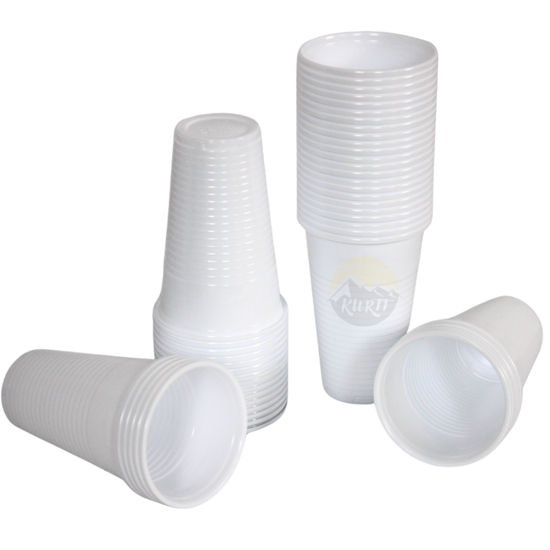 Dermes jetables blanches 0,3 L - 2000 pièces