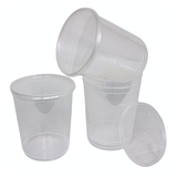 Herbruikbaar Transparant Rond 1000cc - 100 stuks
