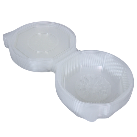 ripboxx® MEAL's Clapshell PP Transparent | 1-compartiment, 2-compartiments & 3-compartiments