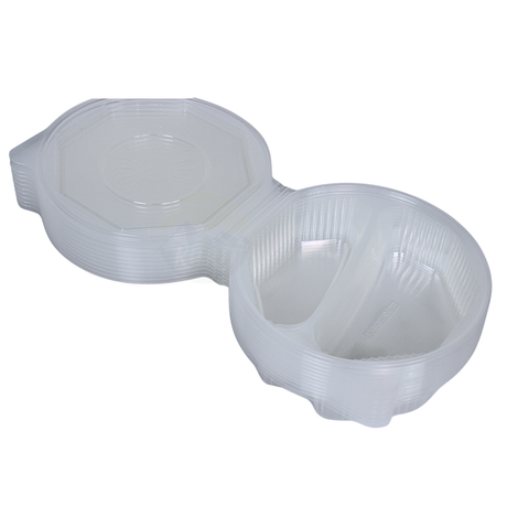 ripboxx® MEAL's Clapshell PP Transparent | 1-compartiment, 2-compartiments & 3-compartiments
