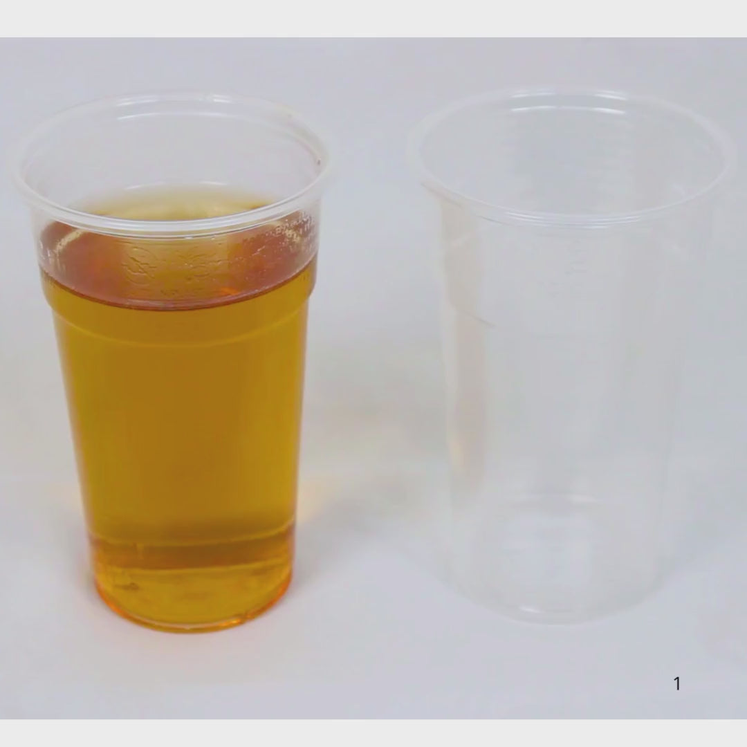 Bierbekers 300ml - Stevig transparant bekers, plastic bekers Horeca Geschikt, Feesten, Evenementen - incl sup