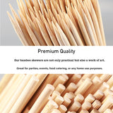Bamboo skewers 20 cm - 100 pieces