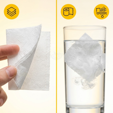 Toiletpapier 3-laags 250 vellen eco – Zacht WC papier cellulose