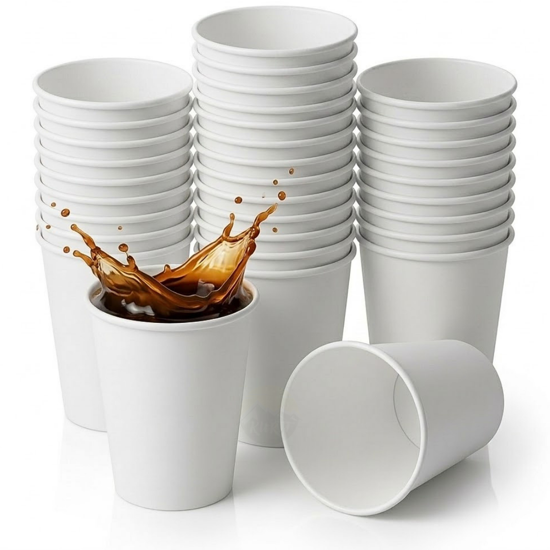 Witte Koffiebekers Karton 180ml – 2500 Stuks | Automatenbeker 70mm | SUP-toeslag Inbegrepen