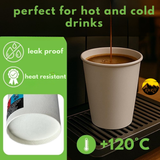 Coffee cups white 300ml 12 oz - 1000 pieces incl. SUP
