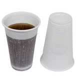 Disposable drinking cups white 0.2l - 100 pieces